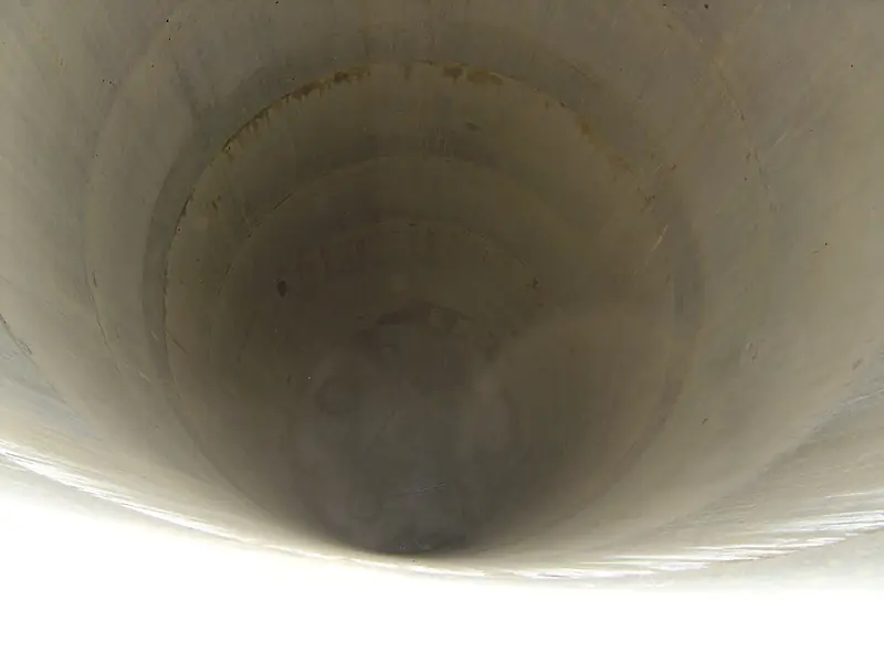 Intérieur d’un cuvelage étanche en béton